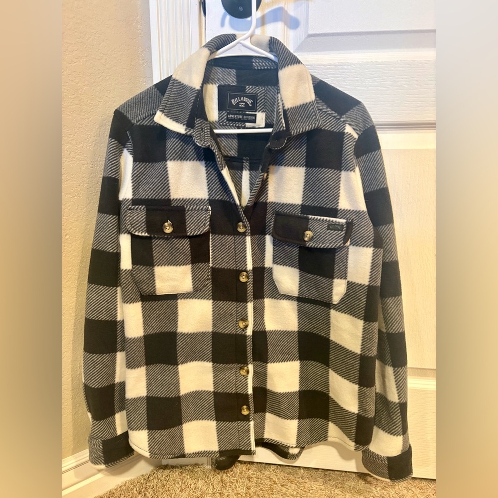 Billabong Adventure Division Black and White Flannel